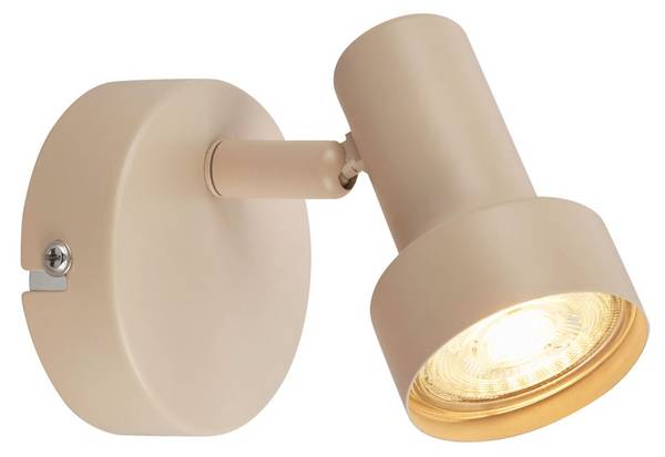 Wandleuchte Tapp Beige - 8 x 11 x 8 cm