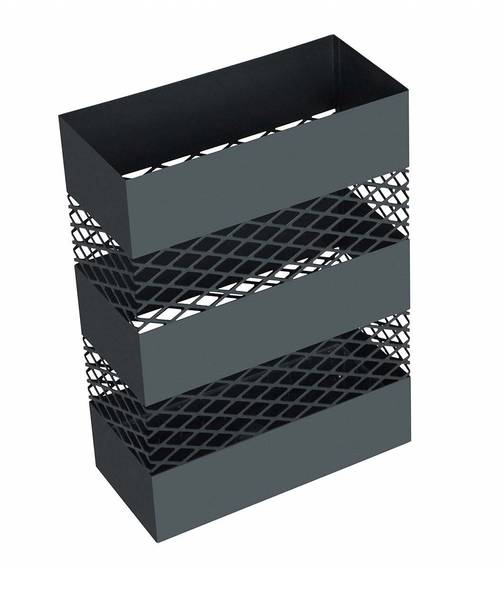 Regenschirmständer mit Haken Monrovia Schwarz - Holzwerkstoff - 12 x 41 x 28 cm