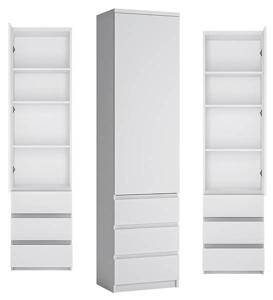 Jugendzimmer-Set FORTALEZA-17 6er-Set Weiß - Holzwerkstoff - 485 x 200 x 206 cm