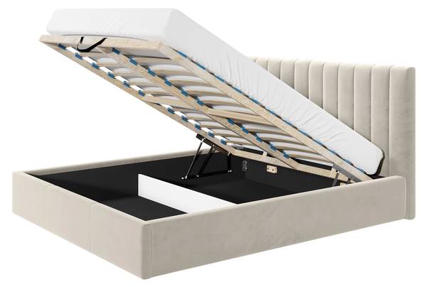 Polsterbett Cosmo Beige - Liegefläche Breite: 140 cm