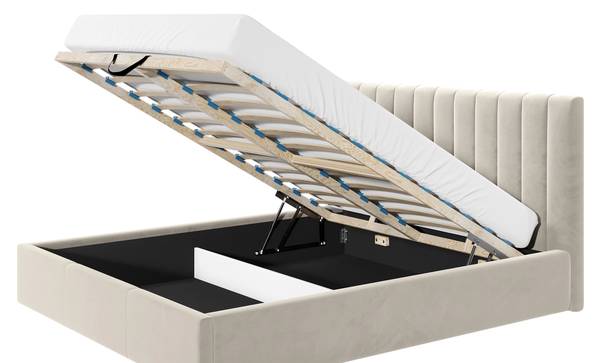 Polsterbett Cosmo Beige - Liegefläche Breite: 140 cm