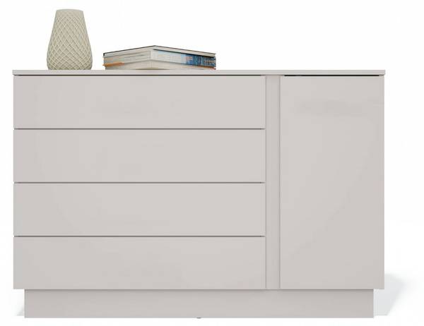 Kommode Linus Beige - Holzwerkstoff - 125 x 84 x 40 cm