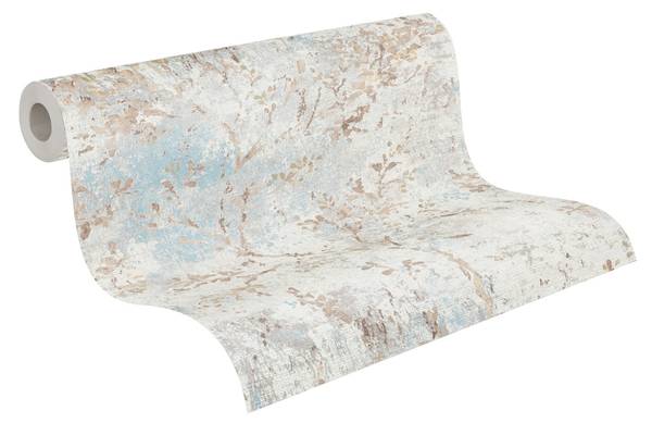 Vliestapete 396502-GU Blau - Fleece - 53 x 1005 x 1 cm
