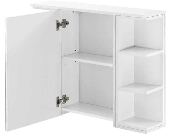 Bad-Hängeschrank Harstad Weiß