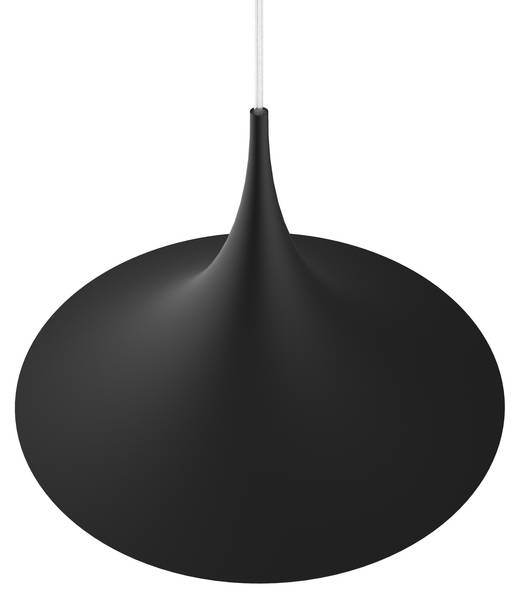 Pendelleuchte Louie Schwarz - Durchmesser Lampenschirm: 57 cm