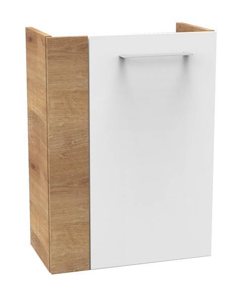 Waschbeckenunterschrank SBC Milano Weiß Weiß - Holzwerkstoff - 60 x 70 x 34 cm