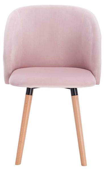 Esszimmerstuhl Barroso (2er Set) Pink - Samt - 55 x 84 x 55 cm