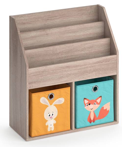 Kinderregal Luigi 37023 Braun - Holzwerkstoff - 72 x 79 x 31 cm