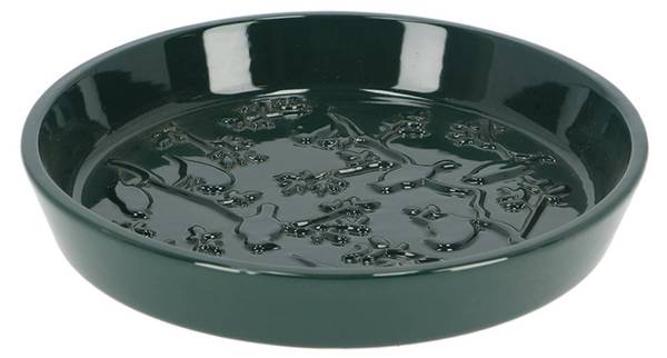 Vogeltränke FB543 Grün - Keramik - 29 x 5 x 29 cm