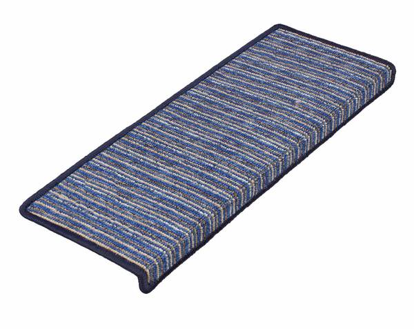 Stufenmatte Trier Blau - Polypropylen - 24 x 1 x 65 cm