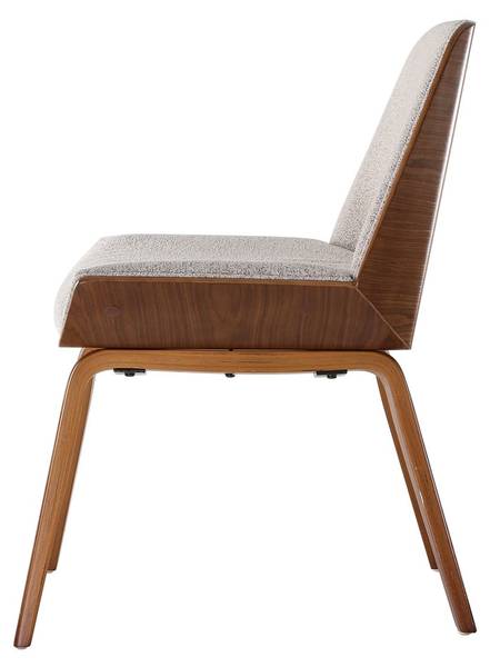Stuhl NICO Beige - Webstoff - 46 x 76 x 53 cm