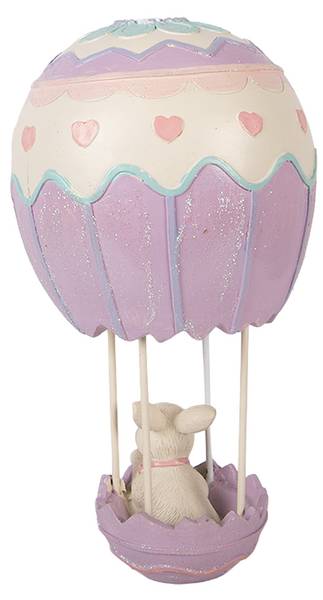 Dekorationsfigur Kaninchen 53034 Beige - Kunststoff - 12 x 20 x 12 cm