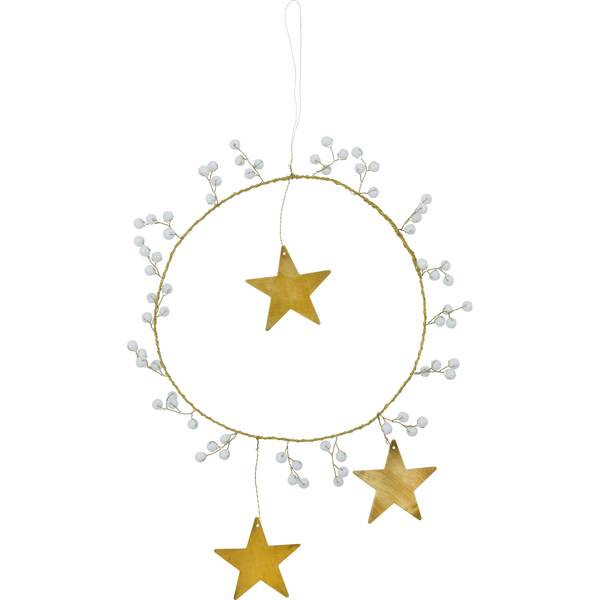 Ornament Ring STAR Messing