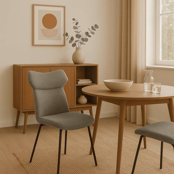 Stühle DARA 2er Set Grau