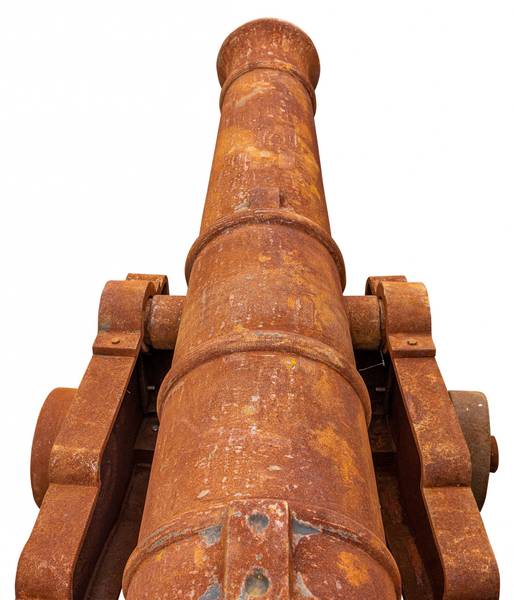 Réplique statue CANON II Marron - Fonte - 95 x 80 x 215 cm