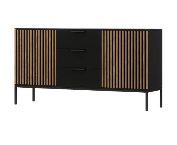 Sideboard Noville Braun - Holzwerkstoff - 150 x 80 x 40 cm