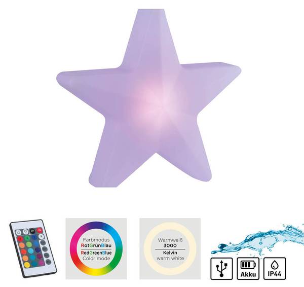 Außenleuchte AKKU STAR 13 x 55 x 58 cm
