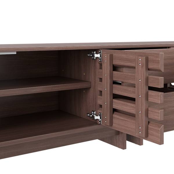 Tv-lowboard CL-RM Braun - Holzwerkstoff - 200 x 55 x 40 cm