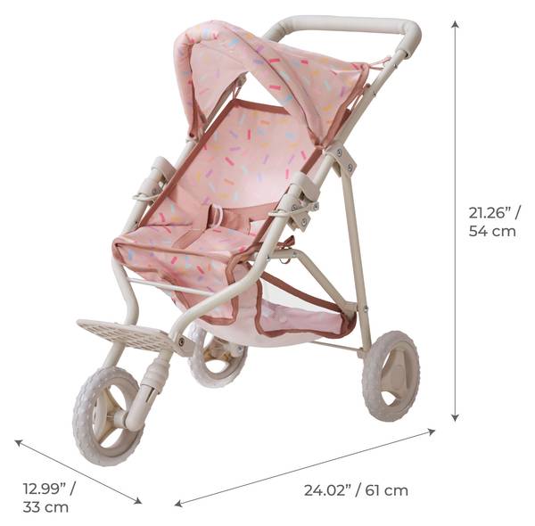 Poussette poupée T-DO-0014-00A Beige - Acier - 33 x 54 x 61 cm