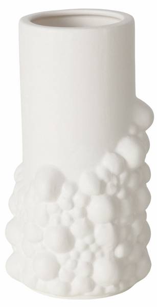 Vase BULE Weiß - Keramik - 11 x 21 x 11 cm