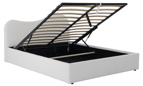 BETT COCOON Weiß - Holzwerkstoff - 169 x 123 x 218 cm