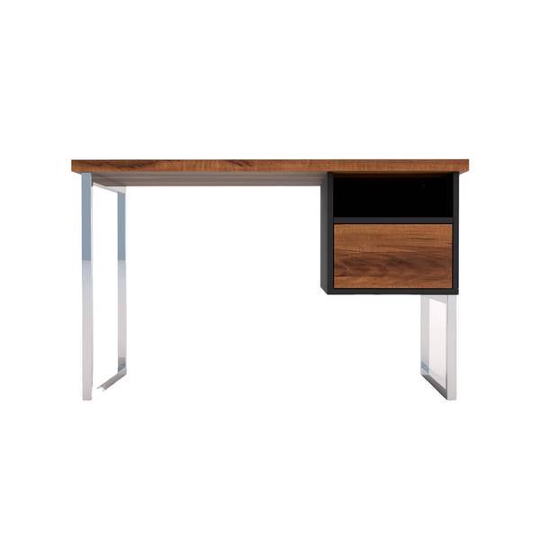 Schreibtisch mit Schubladen NESCA II Braun - Eiche - 120 x 75 x 70 cm