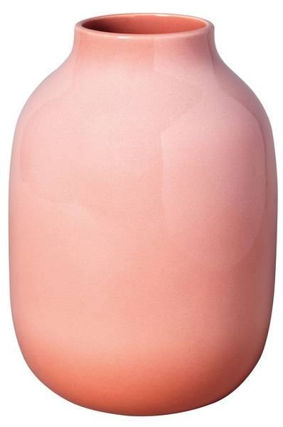 Vase Nek Perlemor Home Pink - Keramik - 16 x 22 x 16 cm