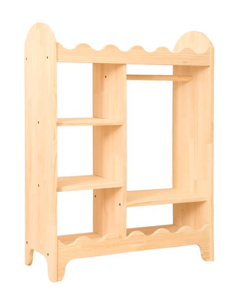 Möbel aus Montessori-Kiefer. Beige - Massivholz - 30 x 100 x 75 cm