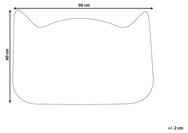 Fussmatte CALIRAYA Naturfaser - 60 x 90 cm
