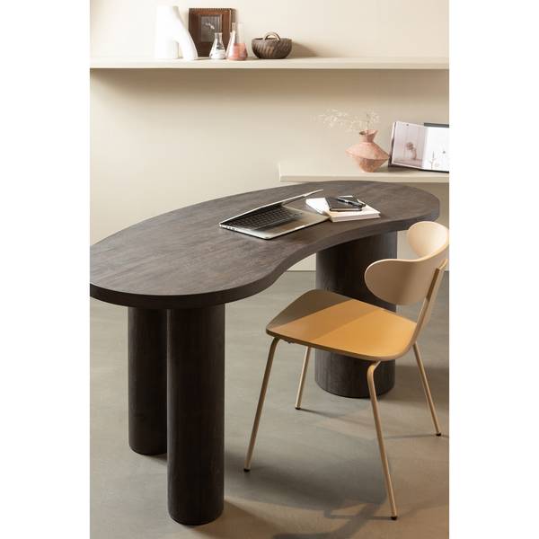 Bureau Maan Marron - Bois manufacturé - 150 x 75 x 70 cm