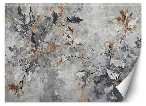 Papier peint abstraction botanique 300 x 210 cm