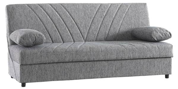 3-Sitzer Schlafsofa  Apicella Grau - Textil - 81 x 88 x 181 cm