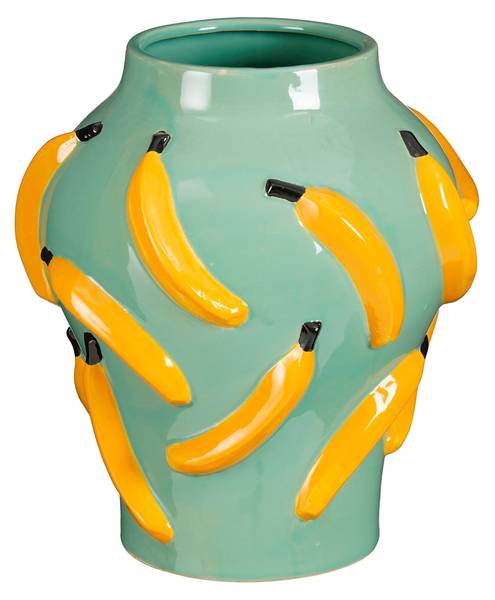 Vase Moza Grün - Keramik - 27 x 30 x 27 cm