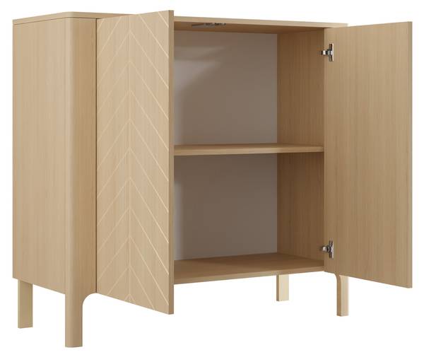 Kommode Malumi Braun - Holzwerkstoff - 103 x 96 x 41 cm