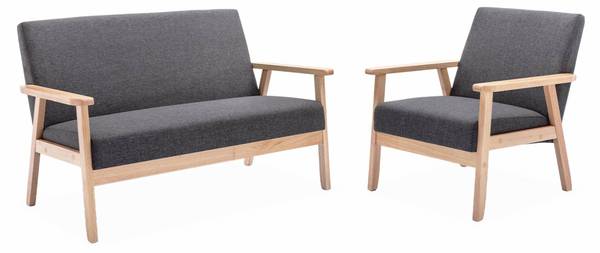 Sessel Dunkelgrau