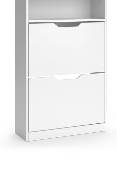 Schuhkipper Luca 61407 Weiß - 59 x 94 x 22 cm