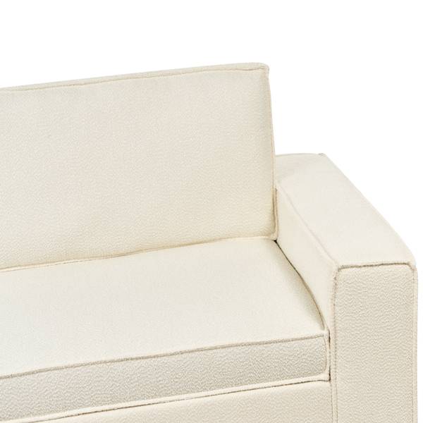 Sofa VUOKATTI 2-tlg Weiß - Naturfaser - 216 x 89 x 1 cm