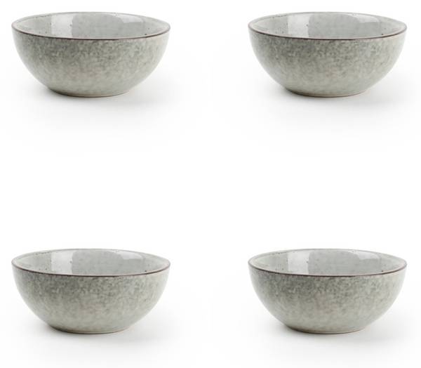Schüssel Artisan - 4er-Set Grün - Stein - 11 x 5 x 11 cm