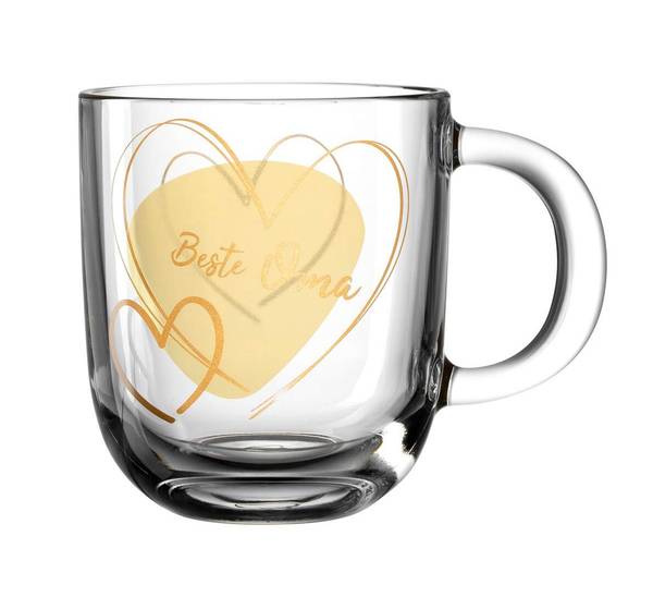 Tasse Emozione Gelb - Glas - 9 x 15 x 9 cm