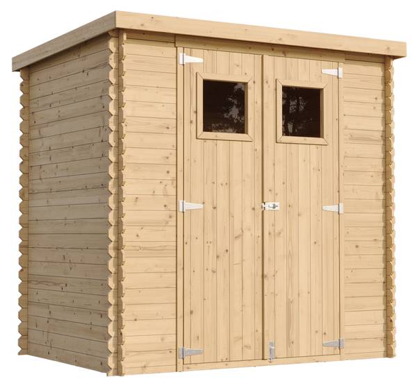 Gartenhaus M311 Beige - Fichte - 200 x 200 x 130 cm