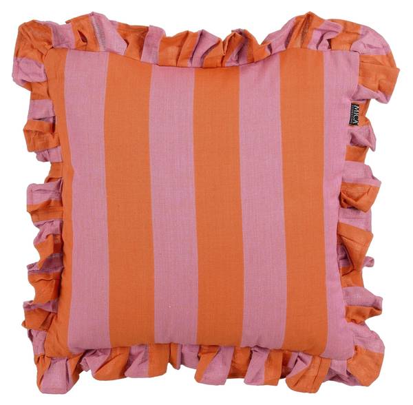 Dekoratives Kissen MEMISI15620032 Violett - Textil - 45 x 10 x 45 cm