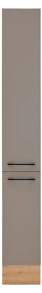 Apothekerschrank LINZ VS30 Braun - Grau - Holzwerkstoff - 30 x 211 x 57 cm