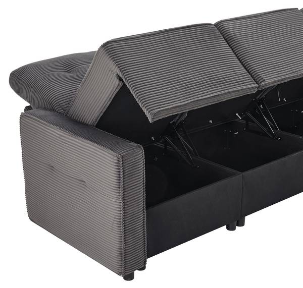 Ecksofa CHANGE Ⅳ Grau