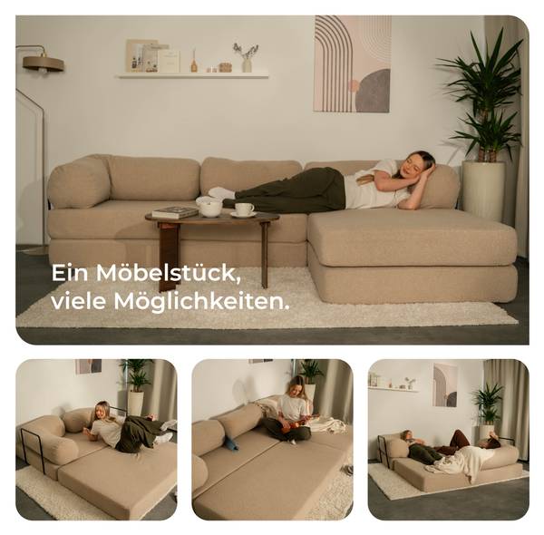Ecksofa KELI Schwarz