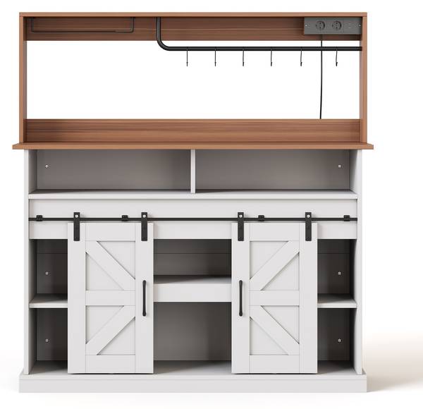 Sideboards Codon Weiß - Holzwerkstoff - 120 x 130 x 40 cm