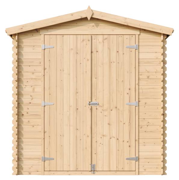 Gartenhaus M343C1 Beige - Fichte - 188 x 218 x 188 cm