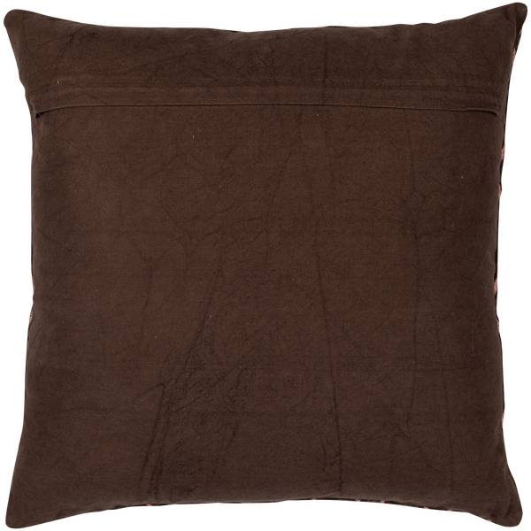 Coussins Aziz lot de 3 Marron - Coton - 45 x 45 x 10 cm