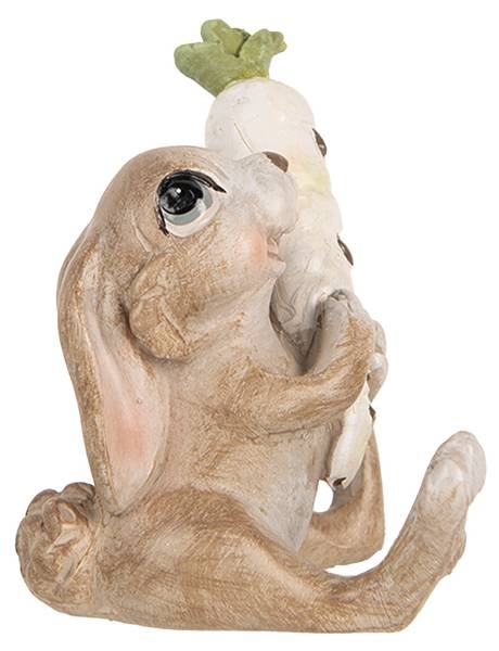 Decoratie Beeld Konijn Easter&Teven beige - kunststof - 5 x 7 x 6 cm