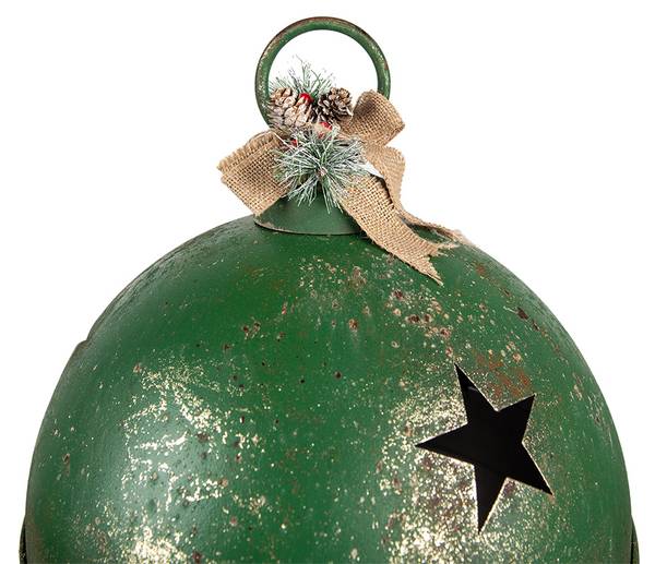Weihnachtskugel Xmas 47326 Grün - Metall - 41 x 52 x 41 cm