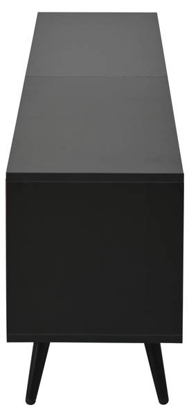 TV-Schrank Neptunus Ⅲ Schwarz - Braun - Holzwerkstoff - 31 x 44 x 175 cm